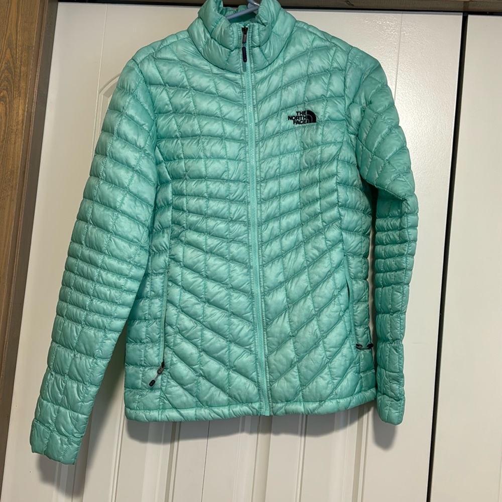 Teal Northface coat